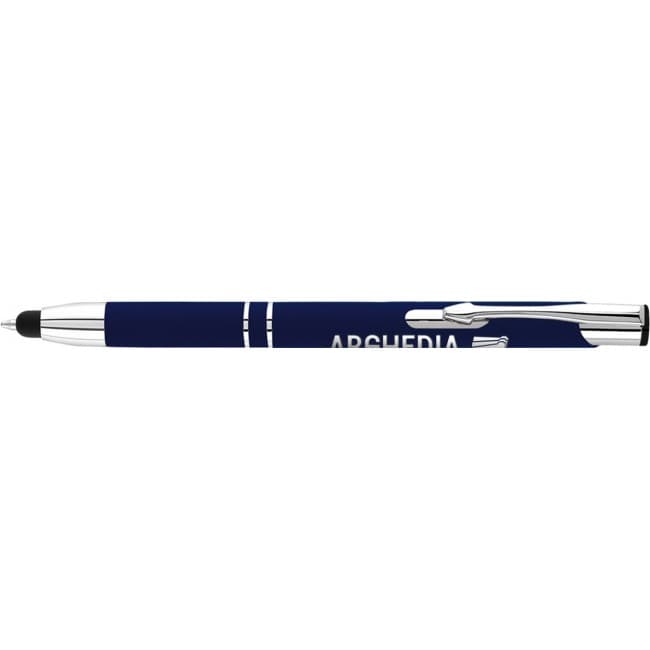 Custom Printed Electra Classic DK Soft Touch Ballpen (Line Colour Print)