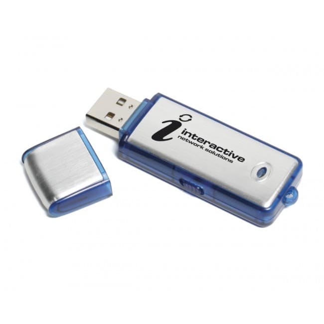 Custom Printed Aluminium 2 USB FlashDrive