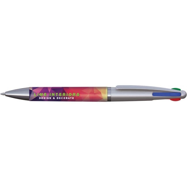 Custom Printed Quad Ballpen - New Mould (Transfer printed)