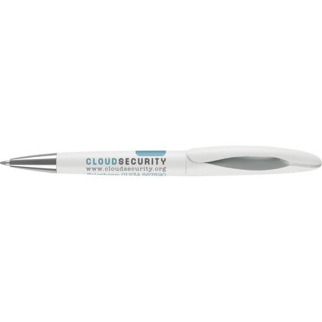 Custom Printed Sparta Argent Ballpen (Line Colour Print)