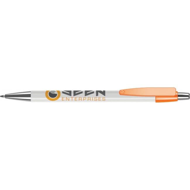 Custom Printed System 031 Ballpen (Line Colour Print) with Logo Clip