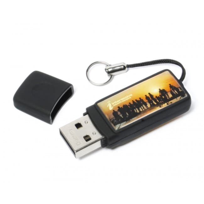 Custom Printed Epoxy Rectangle USB FlashDrive