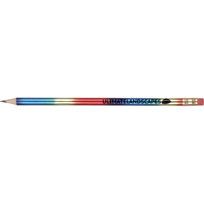 Custom Printed Rainbow Pencil