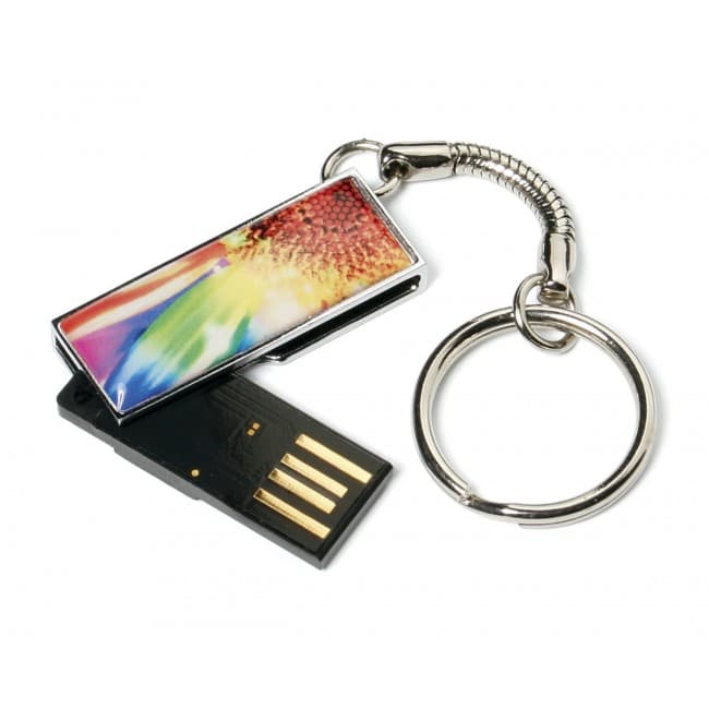 Custom Printed Micro Flip USB Flashdrive