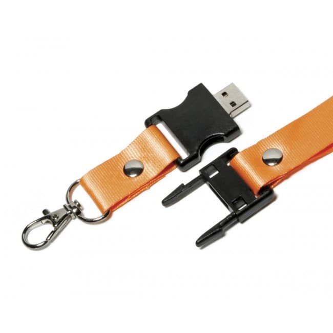 Custom Printed Lanyard USB FlashDrive