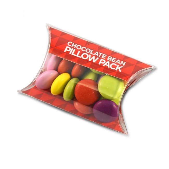 Custom Printed Chocolate Bean Pillow Pack