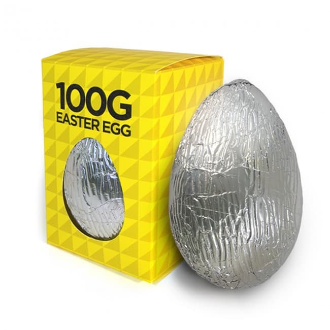 Custom Printed 100g Easter Egg