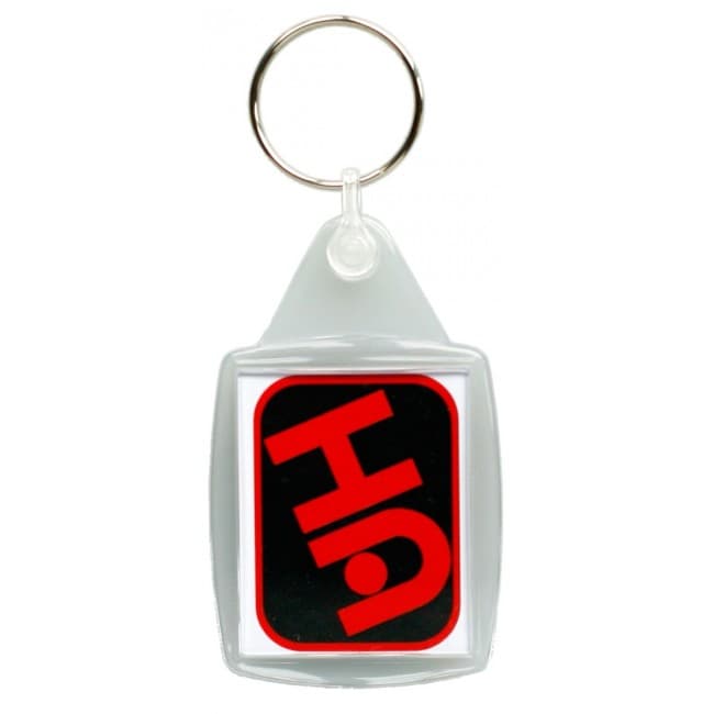 Custom Printed Mid-size Rectangular Keyring