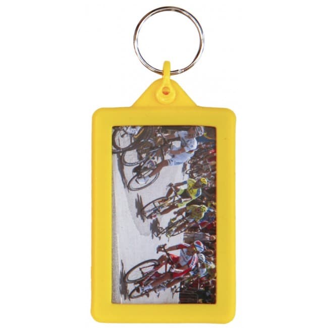 Custom Printed Large Soft Touch Keyring - Image 1