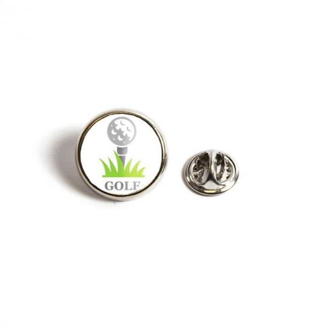 Custom Printed Round Metal Pin Badge - Image 1