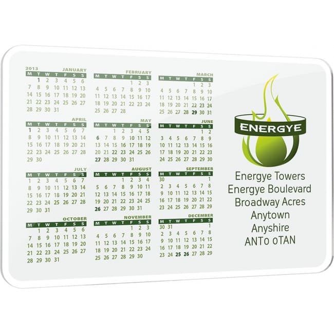 Custom Printed Large or calendar style acrylic coaster