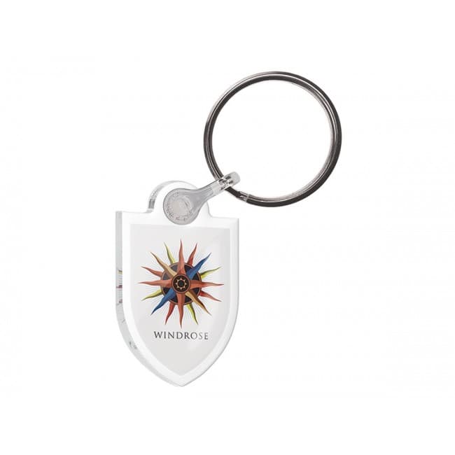 Custom Printed Bespoke acrylic keyring