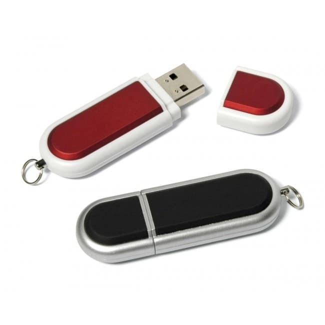 Custom Printed Rubber 3 USB FlashDrive