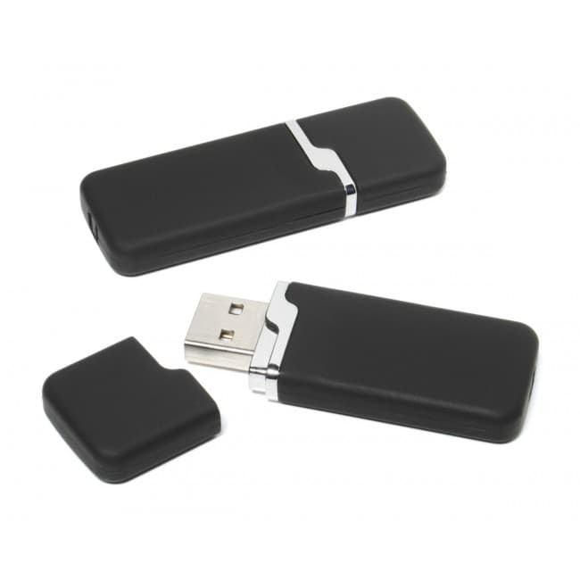 Custom Printed Rubber 4 USB FlashDrive