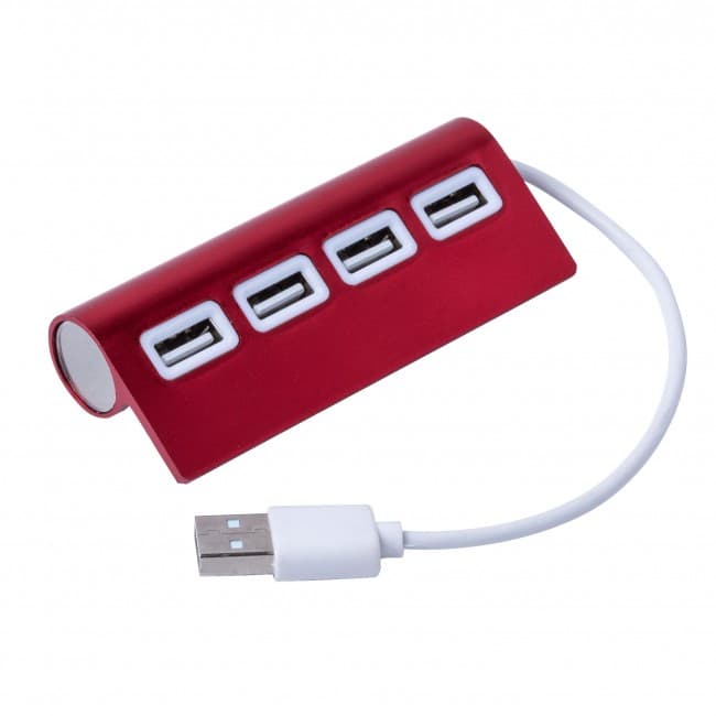 Custom Printed 4 Ports USB Aluminium Alloy Hub - Image 4