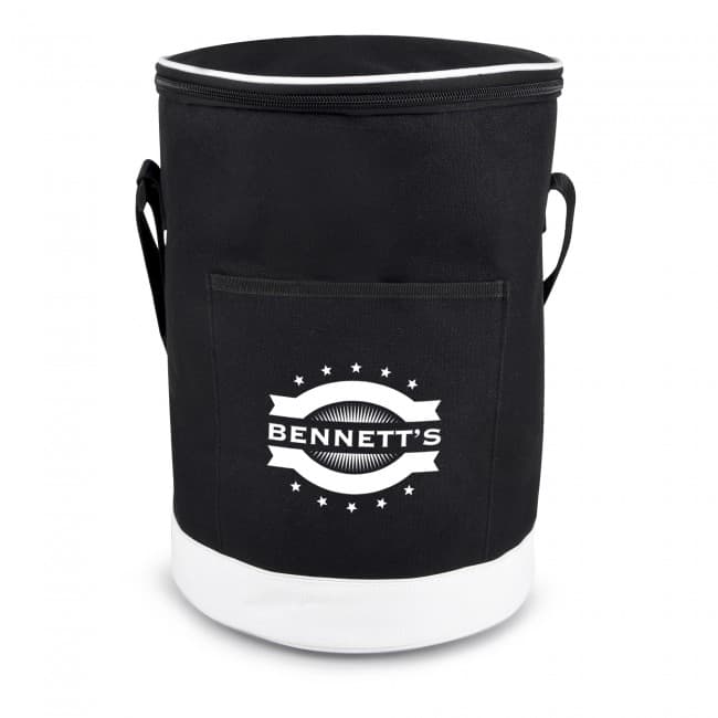 Branded Cylinder Polyester Cooler Bag - Image 1