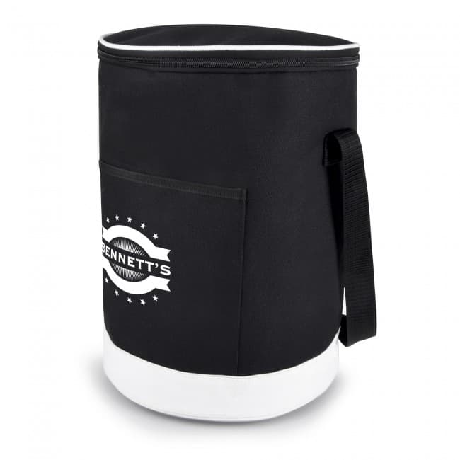 Branded Cylinder Polyester Cooler Bag - Image 2