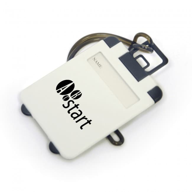 Custom Printed Wickham Rectangular Luggage Tag