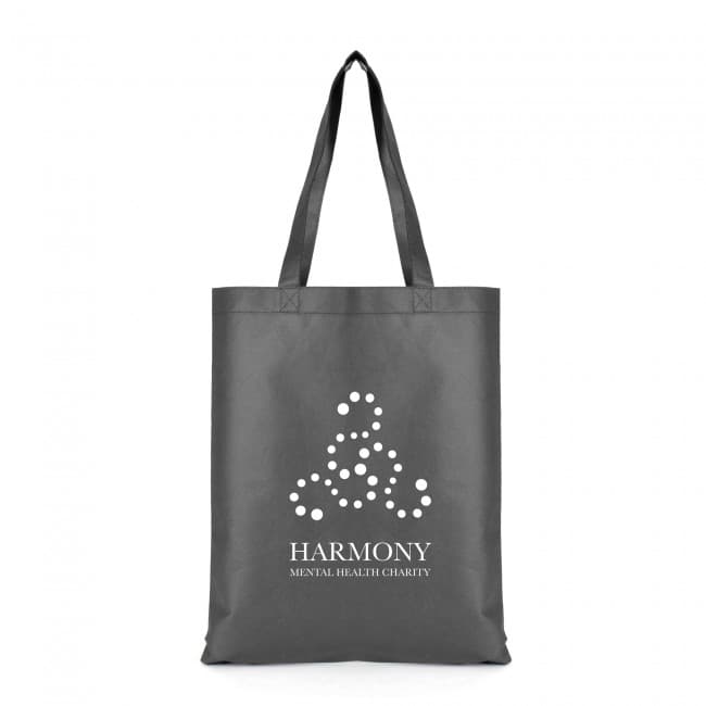 Custom Printed Two Tone Recyclable Non-Woven Shopper - Image 5