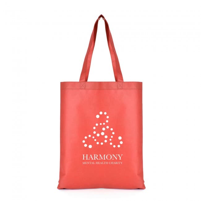 Custom Printed Two Tone Recyclable Non-Woven Shopper - Image 1