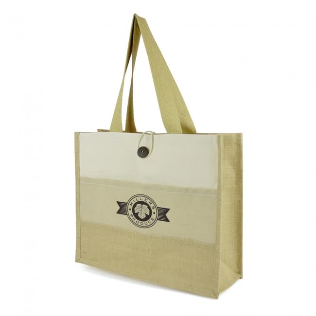 Custom Printed Westwood Large Laminated Natural Shopper