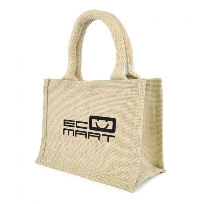 Custom Printed Walton Mini Natural Jute Bag - Image 4