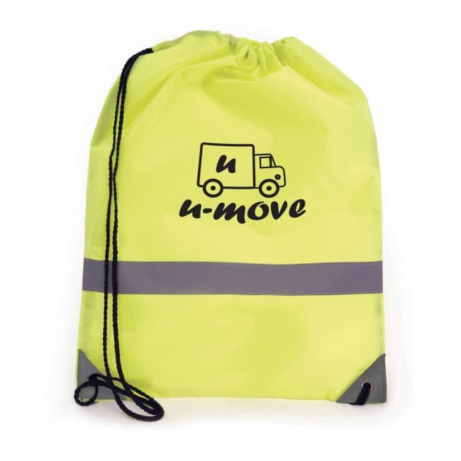 Custom Printed Celsius Reflective Drawstring Bag - Image 3