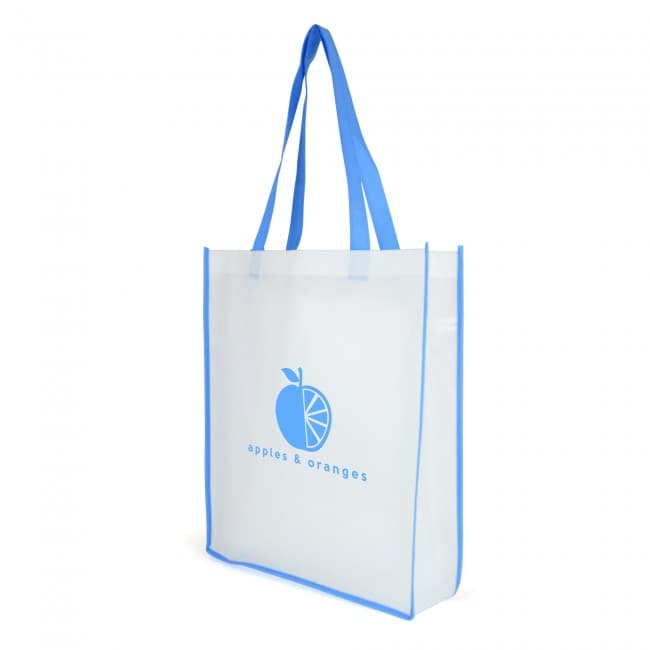 Custom Printed Large Recyclable Non-Woven Contrast Shopper - Image 9