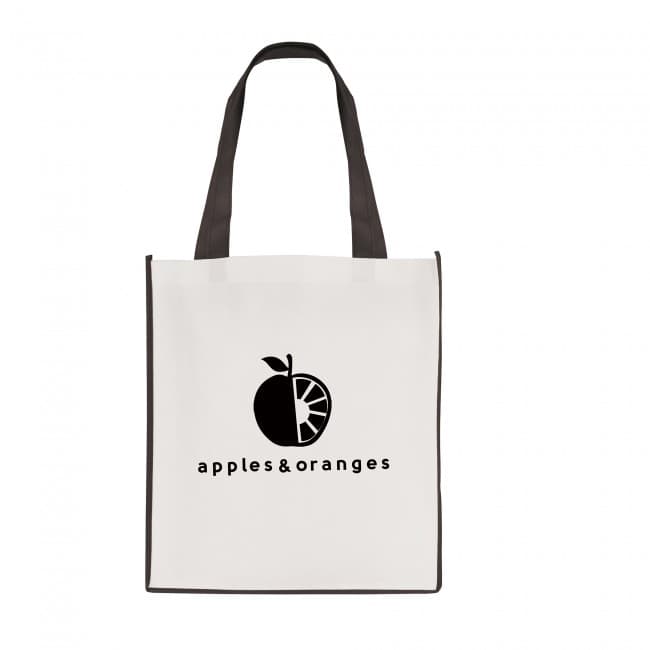 Custom Printed Large Recyclable Non-Woven Contrast Shopper - Image 3