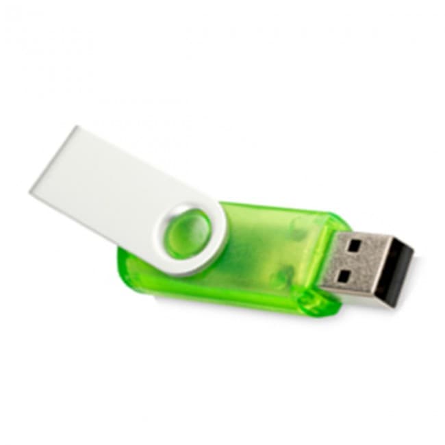 Custom Printed Twister Translucent USB FlashDrive