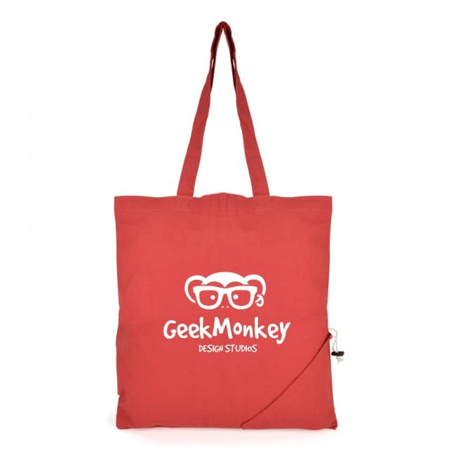 Custom Printed Promotional Cotton Foldable Bag - Image 5