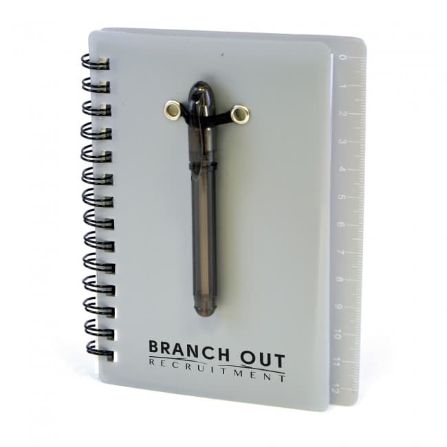 Custom Printed Canopus Spiral Bound Notebook & Ballpen - Image 2