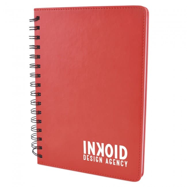 Custom Printed Salerno A5 Spiral Bound Notepad - Image 3