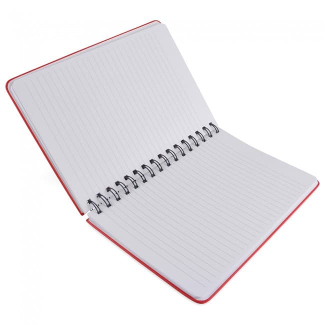 Custom Printed Salerno A5 Spiral Bound Notepad - Image 4