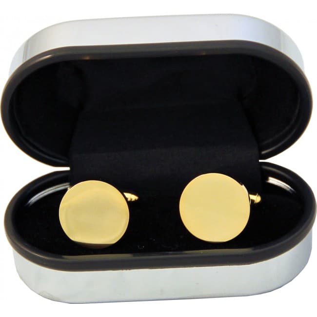 Custom Printed Gold Plated Cufflinks - Image 2