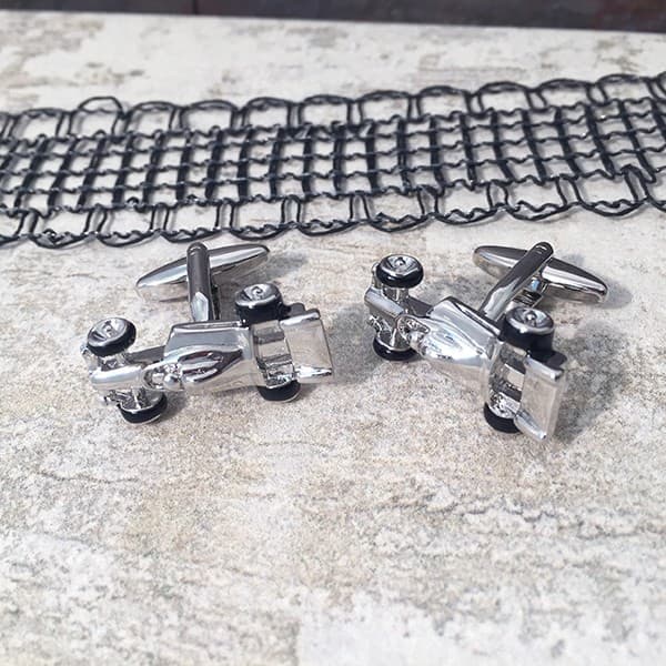 Custom Printed F1 Car Cufflinks