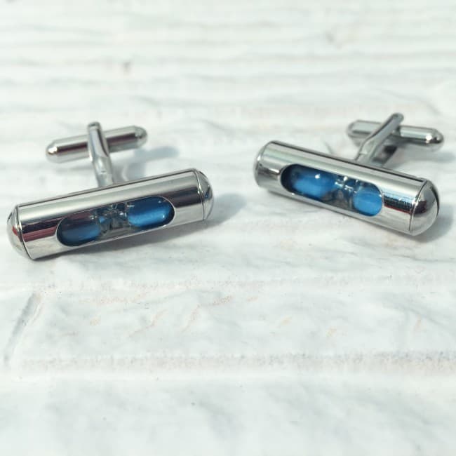 Custom Printed Sand Timer Cufflinks