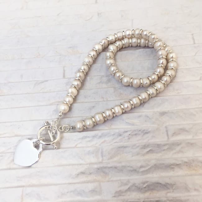 Custom Printed Antigua Freshwater Pearl Necklace