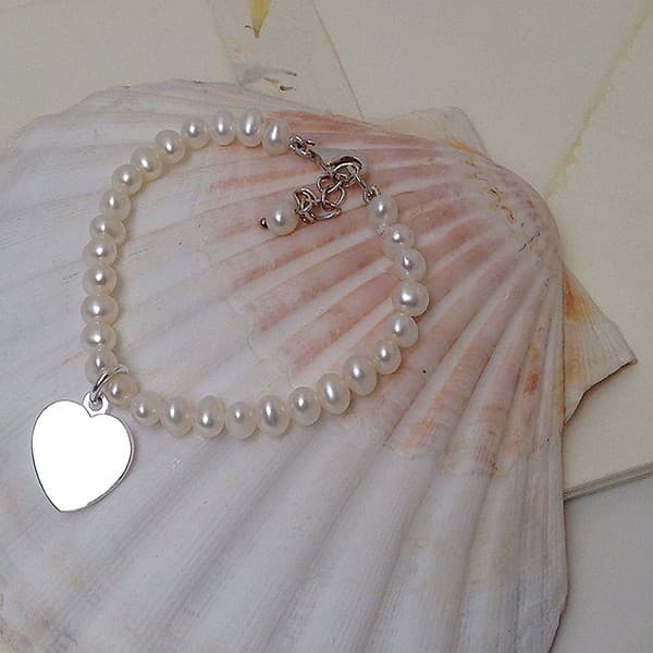 Custom Printed Vitoria Childrens Pearl Bracelet