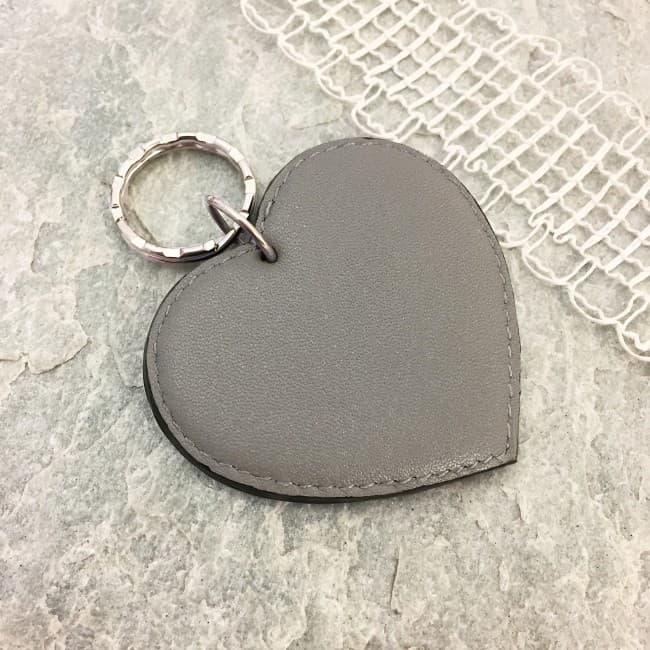 Custom Printed Heart Keyring - Image 3