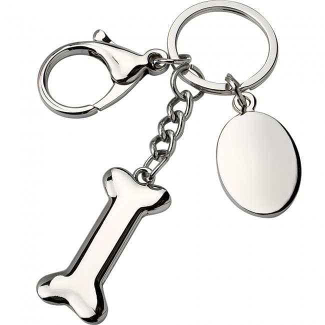 Custom Printed bone keyring