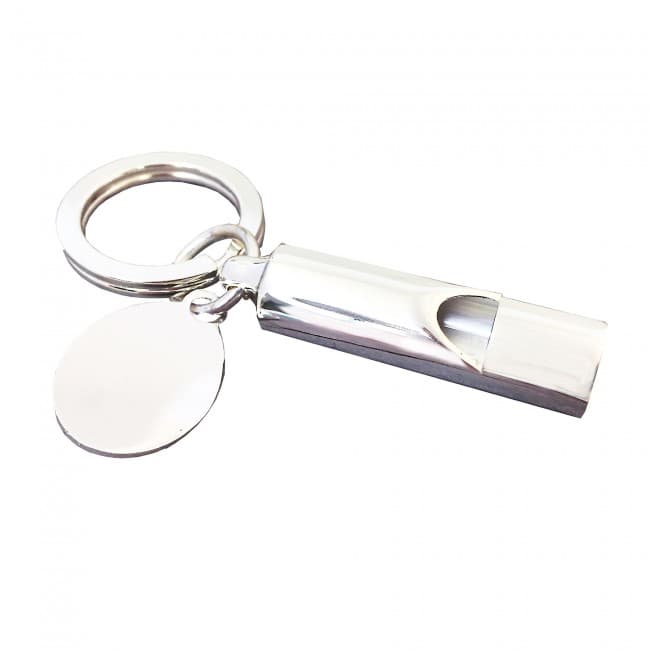 Custom Printed Whistle Keyring