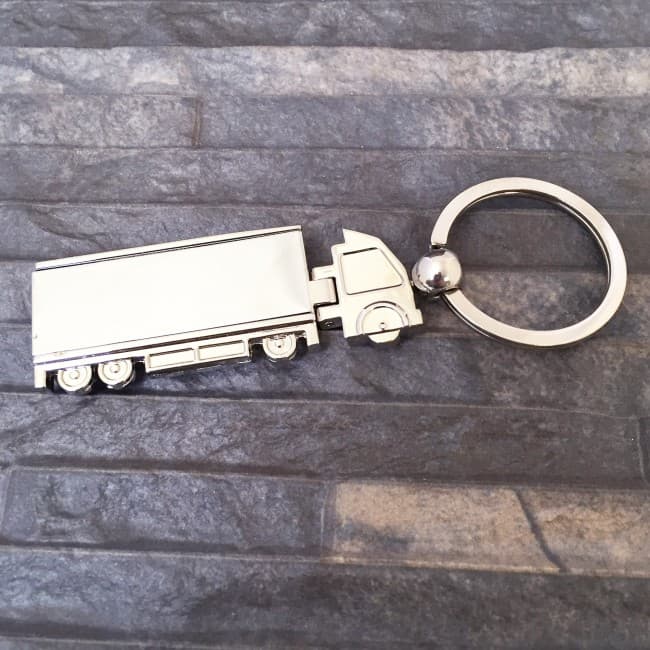 Custom Printed Lorry Keyring