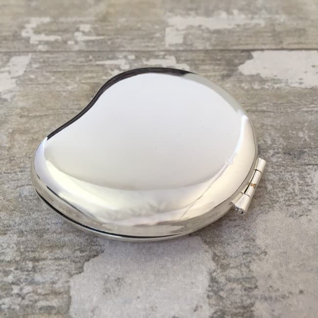 Custom Printed Bean Compact Mirror