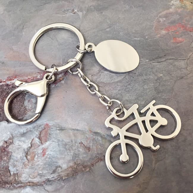 Custom Printed Bike Keyring