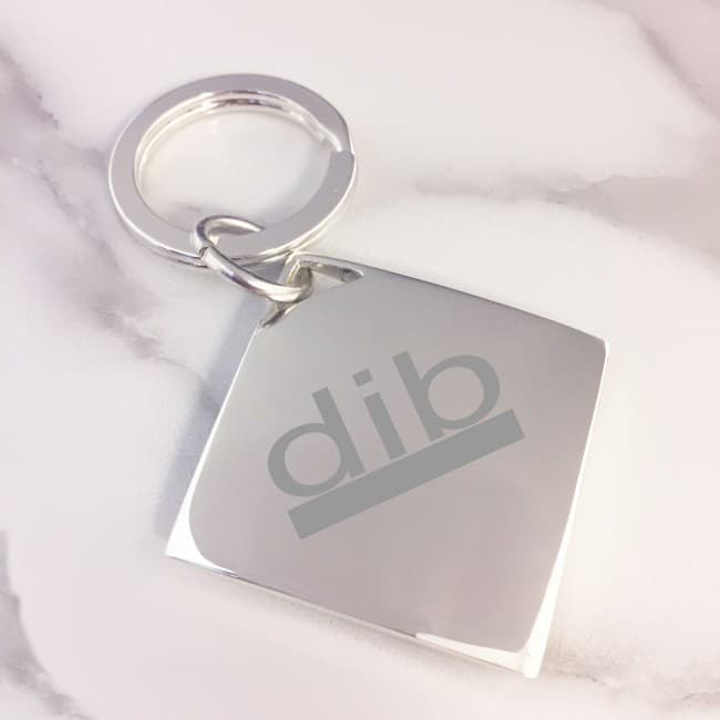 Custom Printed Diamond Keyring