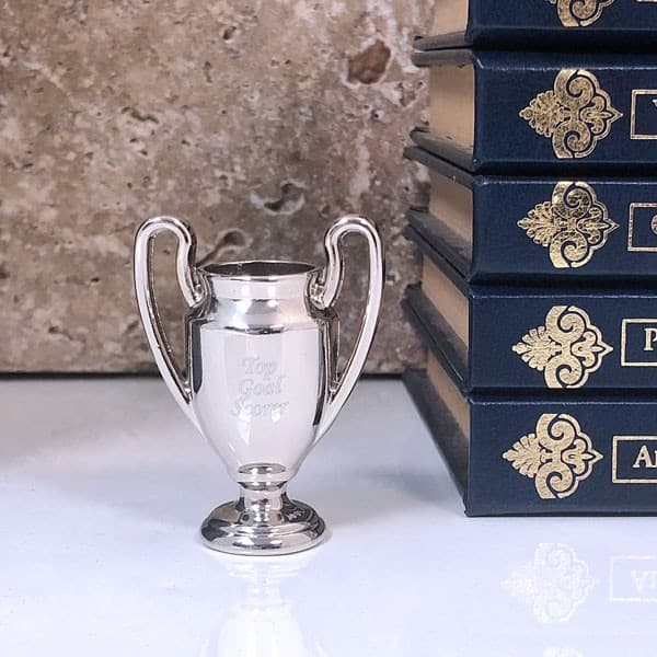 Custom Printed Small Silver Trophy cup