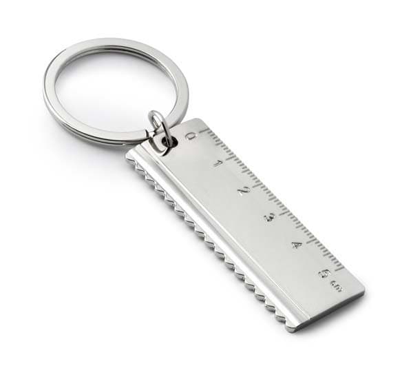 Custom Printed Ruler Keyring