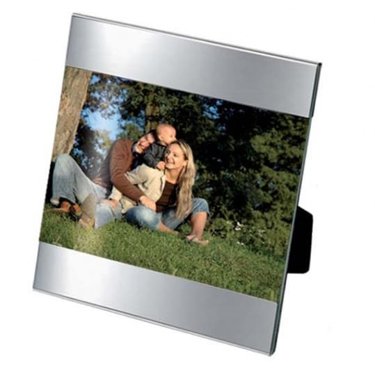 Custom Printed Mini Stripe Photoframe Chrome Plated