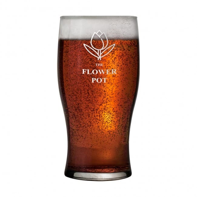 Custom Printed Tulip Pint Glass 58cl CE mark